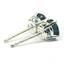 925 Sterling Silver Post Earrings, London Blue Topaz, SE012