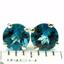 925 Sterling Silver Post Earrings, London Blue Topaz, SE012