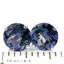 14k Gold Post Earrings, Neptunes Garden Topaz, E112