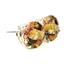 925 Sterling Silver Post Earrings, Twilight Fire Topaz, SE212