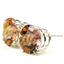 925 Sterling Silver Post Earrings, Twilight Fire Topaz, SE212