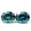 925 Sterling Silver Post Earrings, Paraiba Topaz, SE202