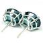925 Sterling Silver Post Earrings, Paraiba Topaz, SE202