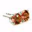 925 Sterling Silver Post Earrings, Twilight Fire Topaz, SE012