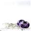925 Sterling Silver Leverback Earrings, Amethyst, SE107