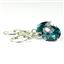 925 Sterling Silver Leverback Earrings, Paraiba Topaz, SE107