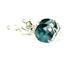925 Sterling Silver Leverback Earrings, Paraiba Topaz, SE107