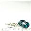 925 Sterling Silver Leverback Earrings, Paraiba Topaz, SE107