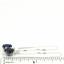 925 Sterling Silver Threader Earrings, Created Blue Sapphire, SE003
