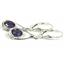 925 Sterling Silver Leverback Earrings, Amethyst, SE008