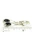 925 Sterling Silver Leverback Earrings, Black Onyx, SE008