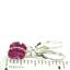 925 Sterling Silver Leverback Earrings, Created Pink Sapphire, SE007