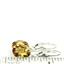 925 Sterling Silver Leverback Earrings, Citrine, SE101