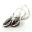 925 Sterling Silver Leverback Earrings, Mozambique Garnet, SE101
