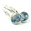 925 Sterling Silver Leverback Earrings, Neptune Garden Topaz, SE101