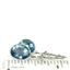 925 Sterling Silver Leverback Earrings, Neptune Garden Topaz, SE101