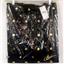 Jenni Cotton Black Tote Bag Gold Stars & "Believe" 13" x 15" New