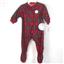 Family PJs Baby One piece Pajama Footed Ch Sz & Deer Pup Plaid Santa New Infant