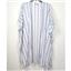Jenni Womens Printed Lightweight Wrap Robe Coastal Stripe OS Lounge New