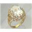 10K, 14K or 18K Gold Ladies Ring, Cubic Zirconia, R270