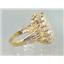 10K, 14K or 18K Gold Ladies Ring, Cubic Zirconia, R270