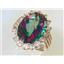 10K, 14K or 18K Gold Ladies Ring, Mystic Fire Topaz, R270
