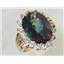 10K, 14K or 18K Gold Ladies Ring, Mystic Fire Topaz, R270