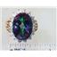 10K, 14K or 18K Gold Ladies Ring, Mystic Fire Topaz, R270
