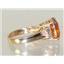 10K, 14K or 18K Gold Ladies Ring, Twilight Fire Topaz, R244