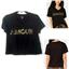 jenni Short Sleeve Graphic Pajama T-Shirt Top Amour Black Choose Size New