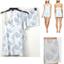 FLORA NIKROOZ Valerie Cami & Tap Shorts Pajama Set Gray Choose Size New T90134