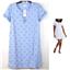 Charter Club Cotton Pajama Sleepshirt Nightgown Medallion Blue Choose Size New