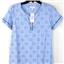Charter Club Cotton Pajama Sleepshirt Nightgown Medallion Blue Choose Size New