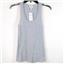 Jenni Womens Lace Trim Ribbed Tank Pajama Top Heather Gray Size XS New