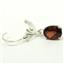 925 Sterling Silver Leverback Earrings, Mozambique Garnet, SE007