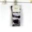 3 pr Womans Jenni Cotton Blend Crew Socks Daisy Black Gray New