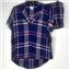 Jenni Womens Soft Pajama Top & Shorts Set Navy Sail Plaid Choose Size New