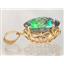 P068, Mystic Fire Topaz 14K Pendant