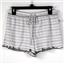 Jenni Womens Crinkle Lettuce-edge Pajama Top & Shorts Set Seersucker Ch Size New