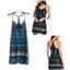 Linea Donatella Tie-Dye Chemise Turquoise Choose Size New Nightgown