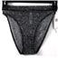 Steve Madden Womens Mesh Hi Leg Bikini Underwear Ch Size & Color New Panty 11875