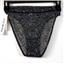 Steve Madden Womens Mesh Hi Leg Bikini Underwear Ch Size & Color New Panty 11875