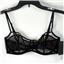 Calvin Klein CK Black Floral Lace Balconette Bra Black Size 32D New QF7356