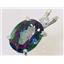 925 Sterling Silver Pendant, Mystic Fire Topaz, SP018