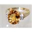 10K, 14K or 18K Gold Ladies Ring, Citrine, R123