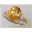 10K, 14K or 18K Gold Ladies Ring, Citrine, R136