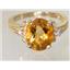 10K, 14K or 18K Gold Ladies Ring, Citrine, R136