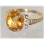 10K, 14K or 18K Gold Ladies Ring, Citrine, R136