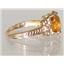 10K, 14K or 18K Gold Ladies Ring, Citrine, R136