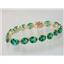 B003, Russian Nanocrystal Emerald Gold Bracelet